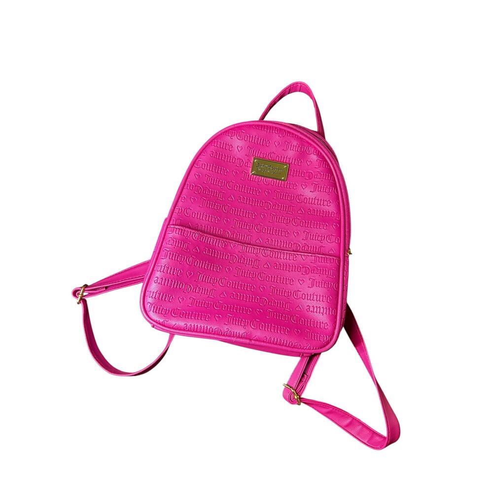 Juicy Couture Rasberry Tart Logo Backpack Purse
